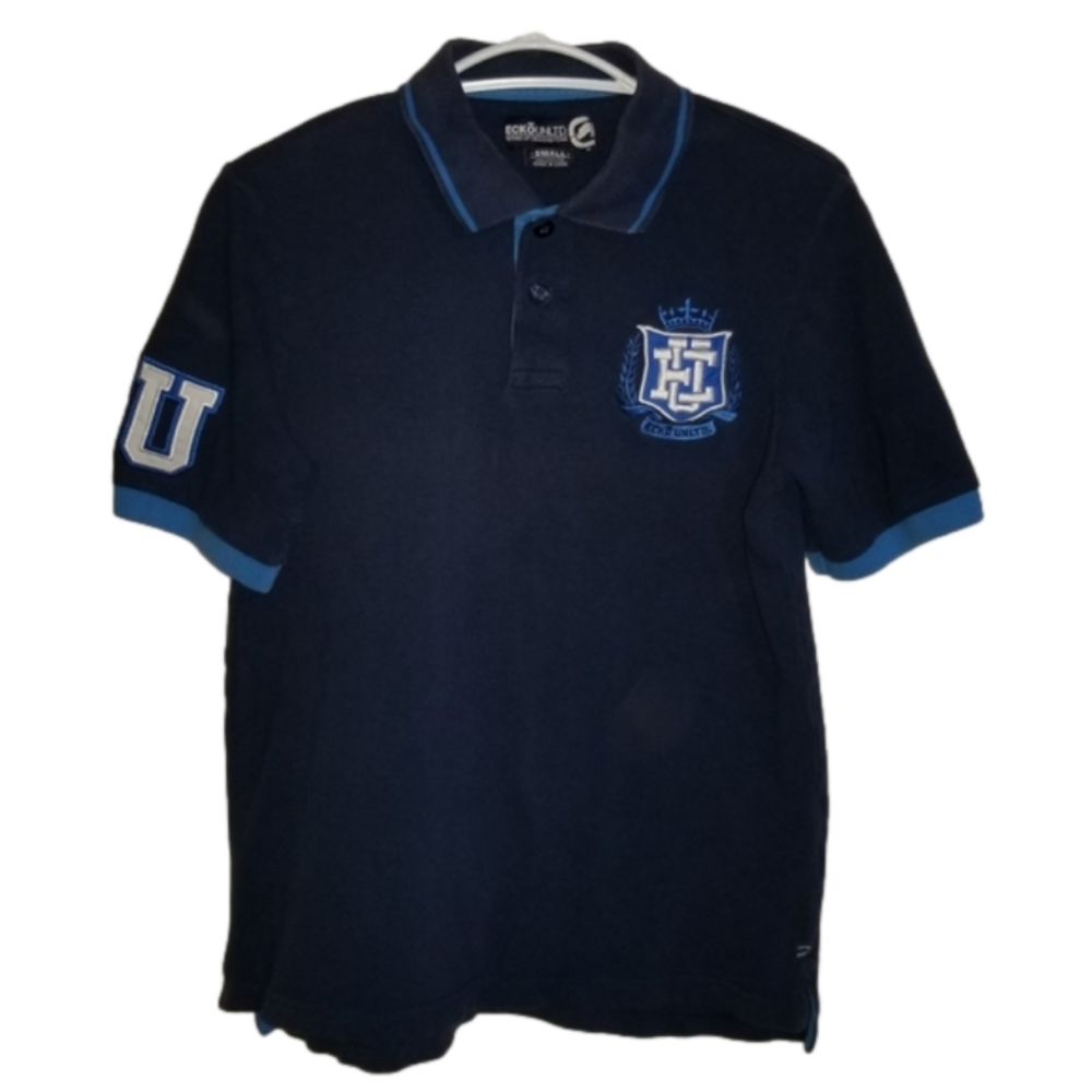 Ecko Unlimited Button Up Polo Shirt Size S